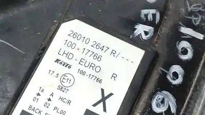Автозапчасти б/у правая фара за renault kangoo ii (f/kw0) k9k608 ссылки oem iam 260102647r  