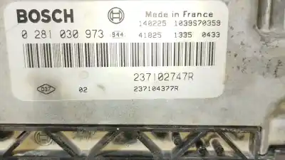Second-hand car spare part ecu engine control for renault kangoo ii (f/kw0) k9k608 oem iam references 237102747r  