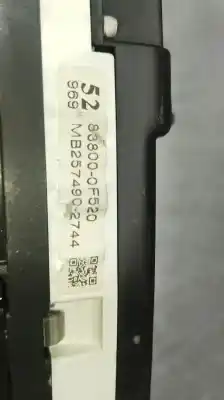 Pezzo di ricambio per auto di seconda mano pannello degli strumenti per toyota verso (aur2/zgr2) n47c16a riferimenti oem iam 838000f520  