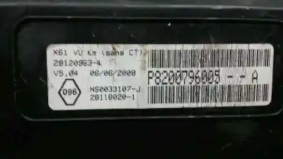 Автозапчастина б/у панель інструментів для renault kangoo i (f/kc0) d 65 1.9 (fc0e. fc02. fc0j. fc0n) посилання на oem iam p8200796005  