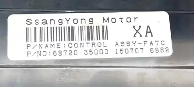 Автозапчасти б/у климат-контроль за ssangyong tivoli 673910 ссылки oem iam 6872035000  