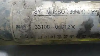 Автозапчастина б/у передня центральна трансмісія для ssangyong musso d/sy661la посилання на oem iam 3310006012x  