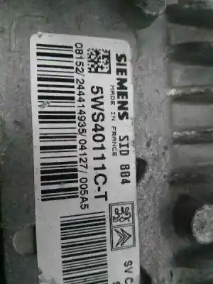 İkinci el araba yedek parçası Ecu Motor Kontrol Cihazi için CITROEN C2 (JM_) 1.6 OEM IAM referansları 5WS40111CT  