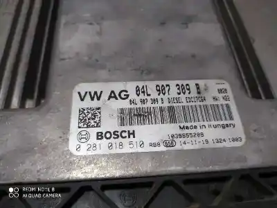 Second-hand car spare part ecu engine control for seat leon (5f1) clh oem iam references 0281018510  