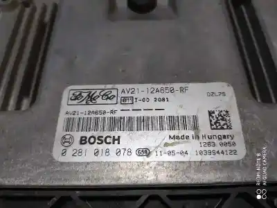 Автозапчастина б/у ебу контролер двигуна для ford fiesta vi (cb1, ccn) 1.6 tdci посилання на oem iam 0281018078  