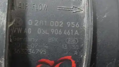 Автозапчастина б/у витратомір повітря для volkswagen caddy profesional (sa) (03.2015) dfs посилання на oem iam 03l906461a  