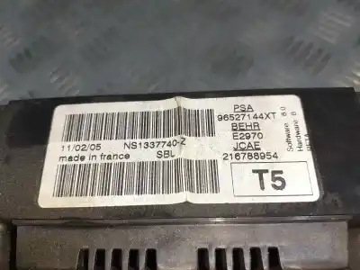 Автозапчасти б/у отопление / кондиционирование воздуха за PEUGEOT 307 BREAK / SW (S1) BREAK XR ссылки OEM IAM 96527144XT NS1337740Z 216788954