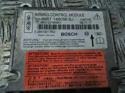 Second-hand car spare part Airbag Control Unit for FORD FOCUS BERLINA (CAP) Sport OEM IAM references 4M5T14B056BJ  0285001552