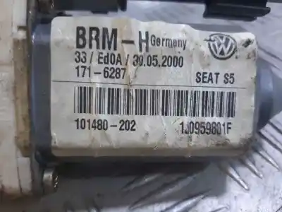 Автозапчастина б/у двигатель переднього ліва вікна для seat toledo (1m2) 1.9 tdi посилання на oem iam 1j0959801f  