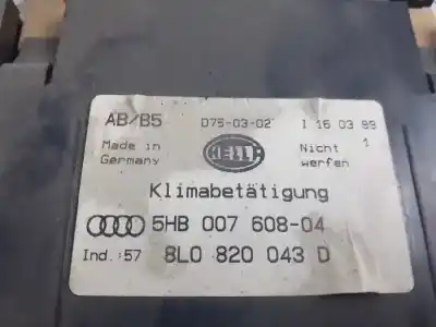 Second-hand car spare part heating / air conditioning control panel for audi a3 (8l1) 1.8 oem iam references 8l0820043d  5hb00760804