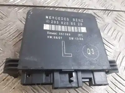 Pezzo di ricambio per auto di seconda mano Quadro Di Chiusura per MERCEDES CLASE C (BM 203) BERLINA OM612962 Riferimenti OEM IAM 2038206526  