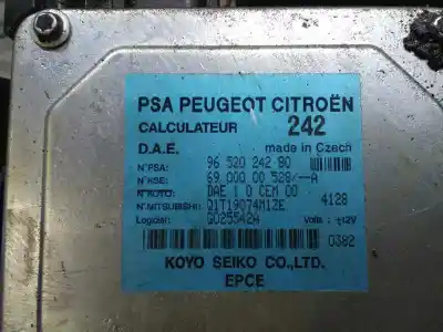 Автозапчасти б/у электронный модуль за citroen c2 (jm_) 1.6 ссылки oem iam 9652024280  6900000528a