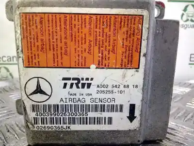 Pezzo di ricambio per auto di seconda mano Centralina Airbag per MERCEDES CLASE A A 160 CDI 75CV 1689CC Riferimenti OEM IAM A0025424818  