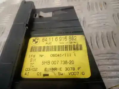 Peça sobressalente para automóvel em segunda mão comando de sofagem (chauffage / ar condicionado)  por bmw serie 3 compact (e46) 320td referências oem iam 64116916882  5hb00773820