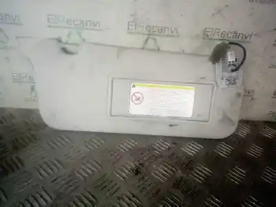 Second-hand car spare part Right Sunshade for PEUGEOT 407 Business Line OEM IAM references   