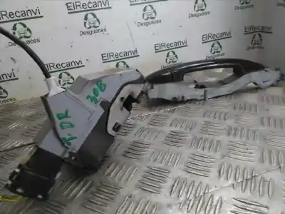 Peça sobressalente para automóvel em segunda mão fechadura da porta traseira direita por peugeot 308 confort referências oem iam   