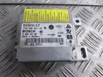 Second-hand car spare part Airbag Control Unit for RENAULT CLIO II FASE I (B/CBO) 1.6 OEM IAM references 7700428310B  0285001157