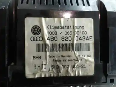 Peça sobressalente para automóvel em segunda mão comando de sofagem (chauffage / ar condicionado)  por audi a6 berlina (4b2) 1.8 125 cv / 92 kw referências oem iam 4b0820043ae