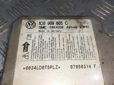 Автозапчастина б/у блок управління подушками безпеки для volkswagen passat b5.5 variant (3b6) 1.9 tdi посилання на oem iam 1c0909605c 07050314f 5wk43130