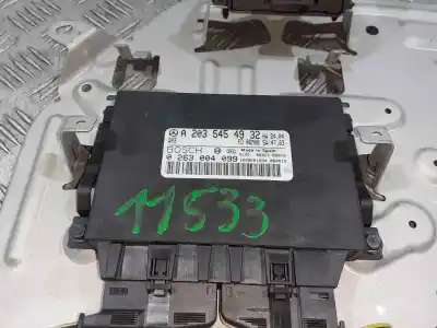 Pièce détachée automobile d'occasion Module électronique pour MERCEDES-BENZ CLASE CLK (W209) COUPE 500 (209.372) 388 CV / 285 KW Références OEM IAM A2035454932  0263004099