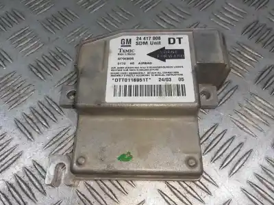 Peça sobressalente para automóvel em segunda mão Centralina De Airbag por OPEL COMBO 1.3 16V CDTI CAT (Z 13 DT / LN9) 69 CV / 51 KW Referências OEM IAM 24417008  327963935