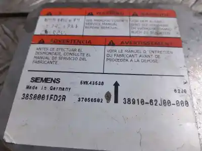 Автозапчастина б/у блок управління подушками безпеки для suzuki swift berlina (mz) 1.3 16v cat посилання на oem iam 3891062j00000 37050502 28s0001fd2r