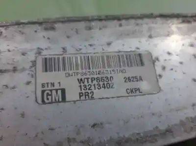 Pezzo di ricambio per auto di seconda mano intercooler per opel astra gtc cosmo riferimenti oem iam 13213402  