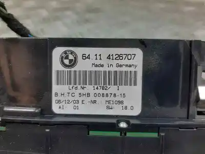 Second-hand car spare part climate control for bmw 3 compact (e46) 320 td oem iam references 64114126707