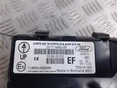 Second-hand car spare part electronic module for ford transit courier basis 76 cv / 56 kw oem iam references 116ra000084  dn1t15k600ef