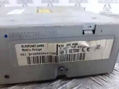 Автозапчасти б/у аудиосистема / радио Cd за PEUGEOT 307 BREAK / SW (S1) BREAK XS ссылки OEM IAM 9649053XT  7607769650