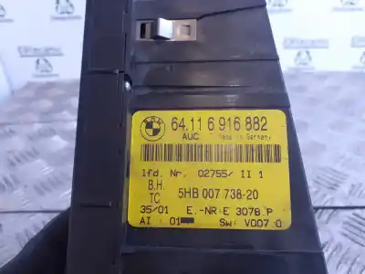 Peça sobressalente para automóvel em segunda mão comando de sofagem (chauffage / ar condicionado)  por bmw serie 3 compact (e46) 320td referências oem iam 64116916882  5hb00773820