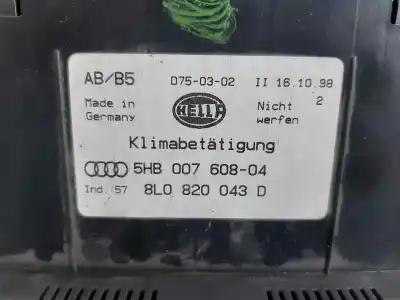 Автозапчастина б/у клімат-контроль для AUDI A3 (8L) 1.9 TDI Посилання на OEM IAM 8L0820043D  