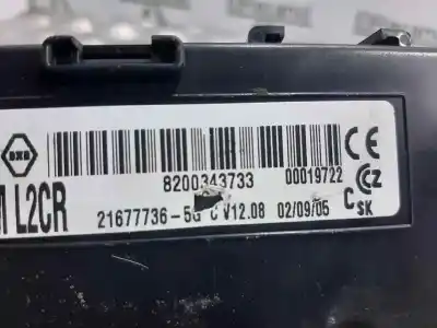 Second-hand car spare part electronic module for renault clio iii 20 aniversario oem iam references 8200343733  216777365g