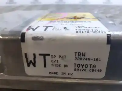 Peça sobressalente para automóvel em segunda mão Centralina De Airbag por TOYOTA YARIS TS Referências OEM IAM 220749101  891700D440