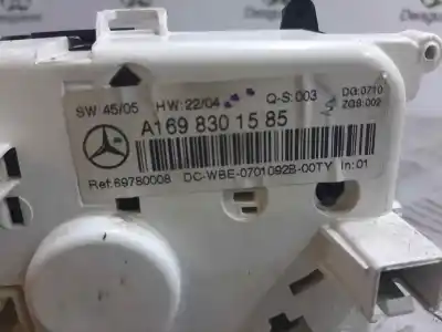 İkinci el araba yedek parçası isitma / klima kontrolü için mercedes-benz clase b sports tourer (w245) b 180 cdi (245.207) oem iam referansları a1698301585  69780008