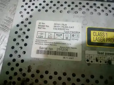 Pièce détachée automobile d'occasion système audio / radiocd pour fiat sedici (189_) 1.9 d multijet 4x4 références oem iam 3910179j00