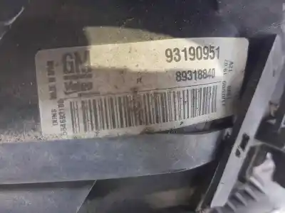 Pezzo di ricambio per auto di seconda mano luci posteriori destra per opel corsa d 1.3 16v cdti riferimenti oem iam 93190951  89318840