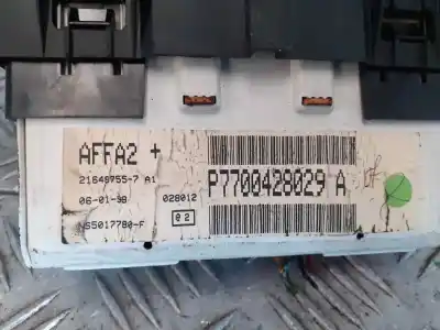 Pezzo di ricambio per auto di seconda mano display multifunzione per renault megane scénic (ja0/1_) 1.6 16v (ja0b ja04 ja11 ja00) riferimenti oem iam p7700428029a 028012 216487557