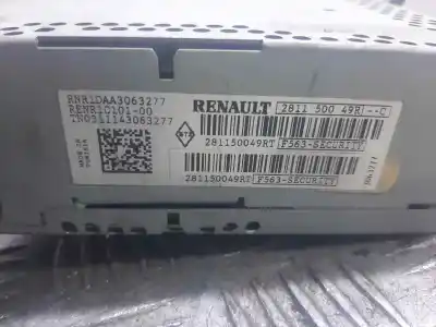 Second-hand car spare part audio system / radio cd for renault kangoo expression oem iam references 281150049r  281150049rt