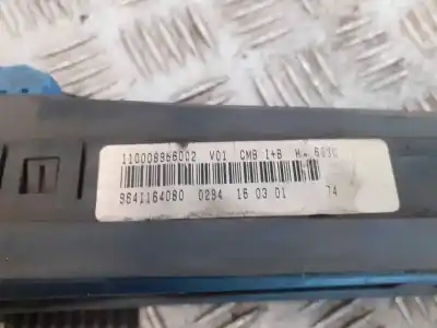 Tweedehands auto-onderdeel instrumentenpaneel voor citroen xsara picasso (n68) 2.0 hdi oem iam-referenties 964116080  