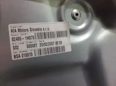 Peça sobressalente para automóvel em segunda mão Elevador De Vidros Dianteiro Direito por KIA CEED 1.6 CRDi CAT Referências OEM IAM 824801H070  