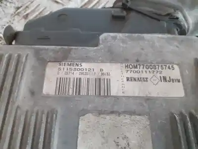 Second-hand car spare part Ecu Engine Control for RENAULT MEGANE I SCENIC (JA0) 1.6e Alize OEM IAM references 7700111772 S115300121B H0M7700875745
