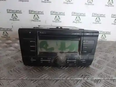 Peça sobressalente para automóvel em segunda mão SISTEMA DE ÁUDIO / RÁDIO CD por SKODA OCTAVIA BERLINA (1Z3)  Referências OEM IAM 1Z0035161C  