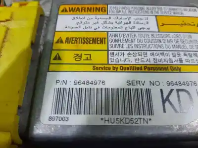 Peça sobressalente para automóvel em segunda mão centralina de airbag por chevrolet matiz s referências oem iam 96484976  