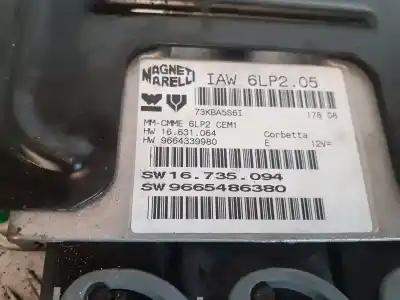 İkinci el araba yedek parçası ECU MOTOR KONTROL CIHAZI için CITROEN C4 COUPÉ (LA_)  OEM IAM referansları 9664339980 SW9665486380 IAW6LP205