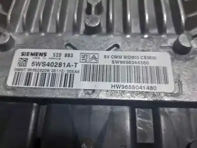 Автозапчастина б/у ебу контролер двигуна для CITROEN C4 COUPE 2.0 16V CAT (RFN / EW10J4) Посилання на OEM IAM 5WS40281A SW9658344580 HW9655041480