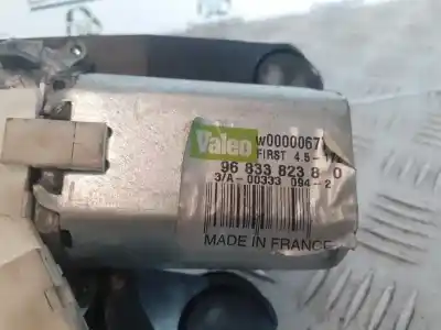 Second-hand car spare part rear windshield wiper motor for citroen c3 collection oem iam references 9683382380  caja pau 30/08/23