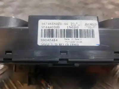 Pezzo di ricambio per auto di seconda mano controllo riscaldamento / aria condizionata per citroen c-elysée exclusive riferimenti oem iam 96746550zd  