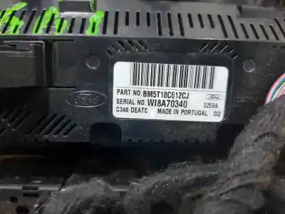 Peça sobressalente para automóvel em segunda mão comando de sofagem (chauffage / ar condicionado)  por ford focus lim. (cb8) sport referências oem iam bm5t18c612  caja pau 19/07