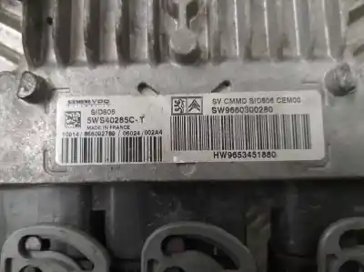 Second-hand car spare part ecu engine control for citroen c2 cool oem iam references 5ws4285ct  sw9660300280